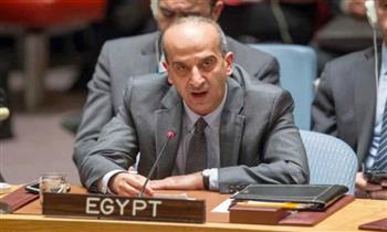 مندوب مصر لدى الأمم المتحدة يناقش مع وكيل السكرتير العام تعزيز التعاون ومبادرة "حياة كريمة"