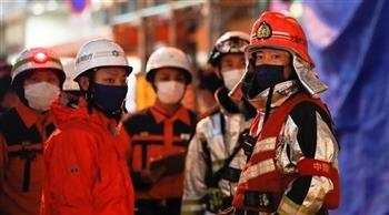 الاشتباه في إضرام مريض النار في مبنى شاهق الارتفاع في اليابان