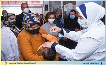 انطلاق حملة «شلل الأطفال» في الإسكندرية.. والمحافظ يصدر توجيهات