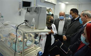محافظ الدقهلية يفتتح التوسعات الجديدة لحضانات الأطفال بمستشفى المطرية المركزي