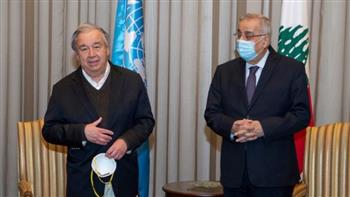 الأمين العام للأمم المتحدة يصل بيروت في زيارة تضامنية تستمر لأربعة أيام