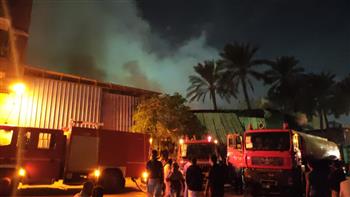 إصابة 11 شخصا في حريق مصنع غزل بمدينة فوه