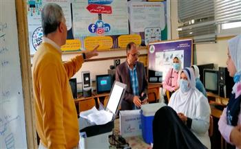 انطلاق قوافل تطعيم طلاب المدارس بلقاح كورونا في دمياط