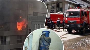 انتداب الأدلة الجنائية لمعاينة حريق شقة بالمرج