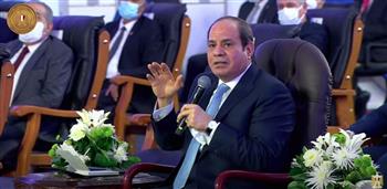الرئيس السيسي: نتحرك من أجل تحقيق الرخاء للمواطن المصري