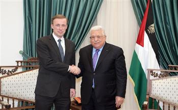 الرئيس الفلسطيني يلتقي مستشار الأمن القومي الأمريكي في رام الله