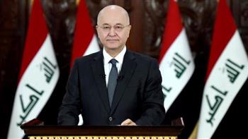 الرئيس العراقي يؤكد ضرورة مواصلة الجهد لمواجهة كورونا