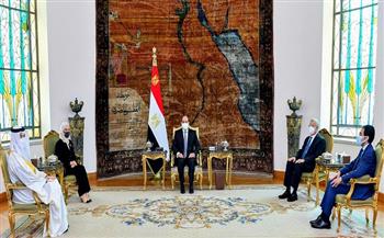 الرئيس السيسي يشدد على موقف مصر الثابت تجاه الحفاظ على أمن الخليج 