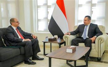 السفير المصري بصنعاء يلتقي رئيس الوزراء اليمني
