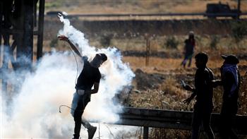 إصابة 125 فلسطينيًا خلال مواجهات مع الاحتلال الإسرائيلي غرب نابلس بالضفة