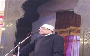"صفات المؤمنين" خطبة وزير الأوقاف بمسجد أم القرى في بورسعيد احتفالاً بعيدها القومي