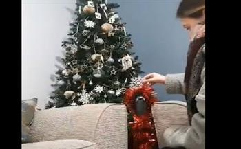سيدة تضع «مكنسة كهربائية» في زينة شجرة الكريسماس.. لهذا السبب