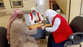 وصول قافلة طبية من استشاري المستشفيات التعليمية إلى الحسنة بوسط سيناء