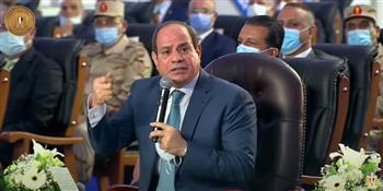 الرئيس: ربنا أنقذ مصر من الخراب والدمار في 2011