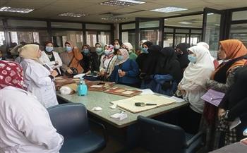 طالبات جامعة الأزهر يزرن دار الوثائق القومية (صور)