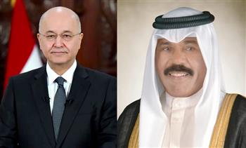 أمير الكويت يتلقى برقية تهنئة من الرئيس العراقي بمناسبة تشكيل الحكومة الجديدة