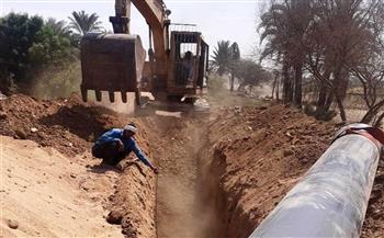 محافظ أسوان: بدء العمل في مشروع الصرف الصحي بقرية غرب المحافظة