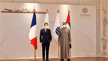 ولي عهد أبوظبي والرئيس الفرنسي يؤكدان الحرص على تعزيز الشراكة الاستراتيجية