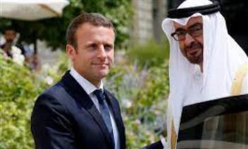 ولي عهد أبوظبي يلتقي الرئيس الفرنسي