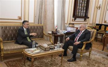 الخشت وسفير اليابان يبحثان تعزيز التعاون بين جامعة القاهرة ونظيراتها اليابانية