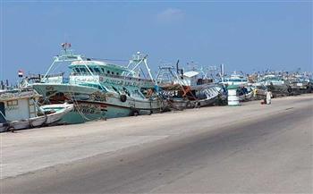 إغلاق ميناء البرلس بكفر الشيخ لسوء الأحوال الجوية