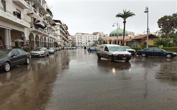 محافظة الغربية تتعرض لحالة من الطقس السييء وسقوط أمطار غزيرة