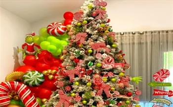 على غرار «جرينتش».. سيدة تصنع شجرة عيد الميلاد بطريقته 