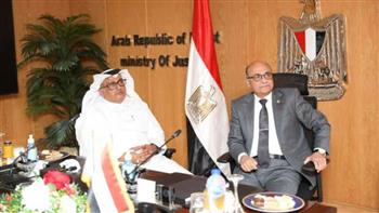وزير العدل يبحث مع نظيره القطري تعزيز التعاون القضائي بين البلدين