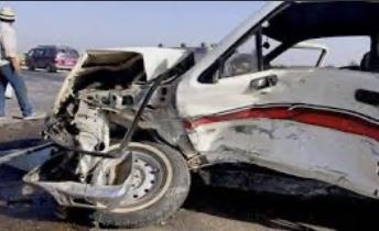 شلل مروري بسبب حادث تصادم على الطريق الدولي بالإسكندرية 