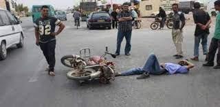 الداخلية تكشف حقيقة فيديو إصابة قائد دراجة نارية واشتعالها بالإسكندرية