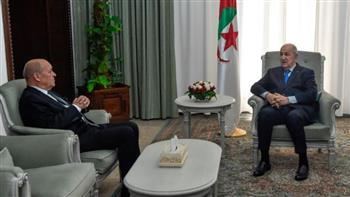 الرئيس الجزائري يلتقي بوزير الخارجية الفرنسي