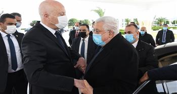 الرئيس الفلسطيني يختتم زيارته لتونس
