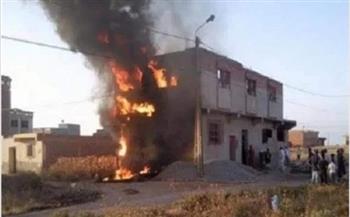 السيطرة على حريق اندلع في شقة سكنية بسوهاج