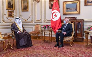 تفاصيل لقاء قيس سعيد مع رئيس البرلمان العربي 