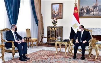 الرئيس السيسى يستقبل سيرجى لافروف وزير خارجية روسيا الاتحادية