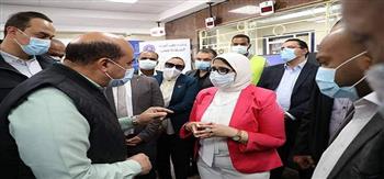 وزيرة الصحة من أسوان: الانتهاء من 85% من أعمال تطوير مستشفى حورس العام بتكلفة 500 مليون جنيه 