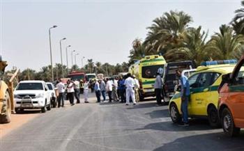 إصابة 5 أشخاص فى حادث إنقلاب «تروسيكل» بأسوان