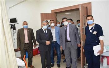 محافظ المنيا يتابع جاهزية مستشفى سمالوط لاستقبال حالات فيروس كورونا