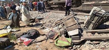 الصحة: إصابة 97 مواطنًا في حادث قطار طوخ