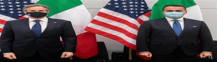 وزيرا خارجية إيطاليا وأمريكيا  ندعم استقرار منطقة المتوسط والحل السياسي لليبيا
