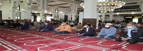 افتتاح أعمال تطوير مسجد حمزة بن عبد المطلب بالسويس