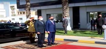 جلسة مباحثات ثنائية بين مدبولي والدبيبة عقب مراسم استقبال رسمية بمقر الحكومة الليبية