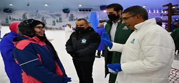 الشباب والرياضة: نورهان عثمان تشارك فى التزلج على الجليد بمبادرة «مصر تستطيع»