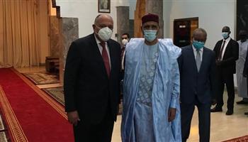 وزير الخارجية يسلم رئيس النيجر رسالة من السيسي