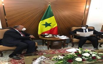 وزير الخارجية يسلم رسالة من الرئيس السيسي إلى نظيره السنغالي