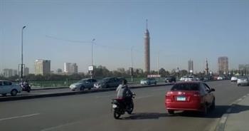 انتظام الحركة المرورية بمحافظتى القاهرة والجيزة