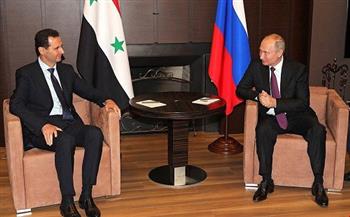 الأسد يطلع بوتين على تحضيرات انتخابات الرئاسة السورية