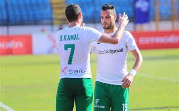 أحمد جمعة يقود هجوم  المصري أمام  الأهلي في الدوري 