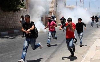 إصابة عشرات الفلسطينيين خلال مواجهات مع الاحتلال الإسرائيلي في البيرة