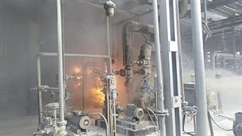 سوريا  إصابة 3 رجال إطفاء في إخماد حريق بمصفاة حمص